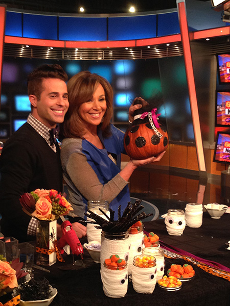 Fox 5 Halloween Crafting with Rosanna Scotto and Greg Kelly